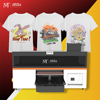 Imprimante DTG d'usine MTuTech Machine d'impression de t-shirts à station unique adaptée à la personnalisation de vêtements personnels