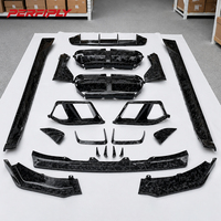 Kit carrosserie Perfiply en fibre de carbone forgée à sec : Lame avant, jupes latérales, diffuseur arrière, calandre, spoiler, pare-chocs pour BMW G80 M3 G82 M4 2021+