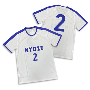 T-shirt en jersey de polyester/coton de coupe régulière, poids lourd en vrac, impression de logo personnalisé, manches courtes, grande taille pour hommes - Product Image 1
