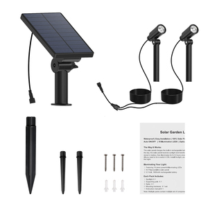 4-In-1 Brightest Ip65 Outdoor Solar Powered Spotlights Garden Landscape Led Solar <strong>Spot</strong> <strong>Lights</strong> for <strong>Outside</strong> - Product Image 6