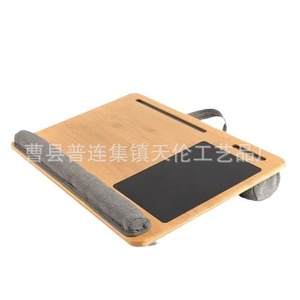 Wooden laptop desk, foldable, portable lap <b>table</b>, <b>car</b> office <b>table</b>, bed <b>table</b> - Product Image 5