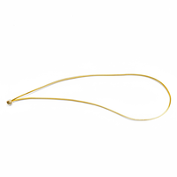 Attaches élastiques personnalisables en or et argent avec boucles à extrémité sphérique pour reliure de menus de restaurant, dossiers et documents