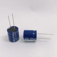 Condensador Electrolítico de Aluminio Pchicon 450V 47uF 18*20 CL 10000HRS de Buena Calidad para Iluminación/LED/Controlador/UPS/Inversor