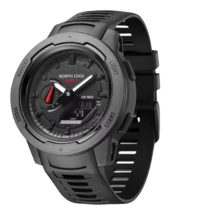 DF NORTH EDGE Mars3 hommes montre numérique double temps <span class=keywords><strong>podomètre</strong></span> réveil étanche 50M compte à rebours horloge montres de sport pour hommes - Product Image 3