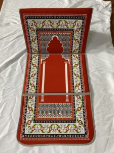 Tappeto da Preghiera Musulmano Pieghevole in Poliestere Stampato in 3D, Nuovo Design per Uso in Moschea, Vendita all'Ingrosso - Product Image 2