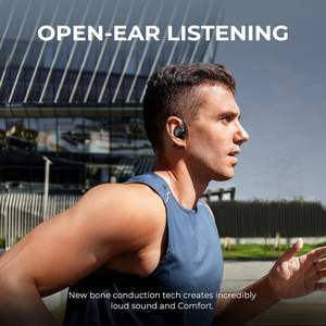 Écouteurs à conduction osseuse Joywise True Bone Conduction pour écouteurs sans fil à oreille ouverte 5.4, étanches IPX8, 30 heures d'autonomie, multi-appareils - Product Image 6