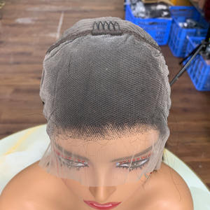 Perruque Lace Frontale Transparente 13x4 en Cheveux Humains Vierges 100% Naturels, Ondulée, 16 pouces, 12A, 280 grammes, Vente en Gros pour Femmes Noires - Product Image 5