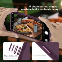 Coque de téléphone magnétique antichoc en TPU compatible pour iPhone 17/18 Pro Max avec fonction AI et protection des touches