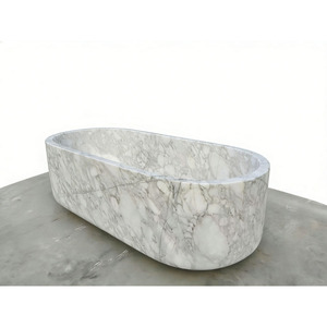 <span class=keywords><strong>Baignoire</strong></span> autoportante moderne de luxe en marbre naturel, écologique, sur mesure, grande taille, haute qualité, pour salle de bain d'hôtel - Product Image 5