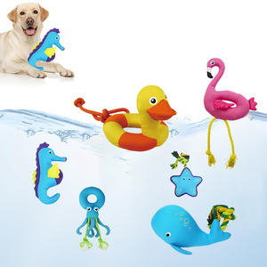 Juguete Flotante Resistente a Mordidas para Perros, para Piscina y Playa, Limpieza de Dientes, Lindos Juguetes de Animales de Dibujos Animados - Product Image 1