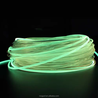 Rollo de fibra óptica de emisión lateral de 100mt, 1,5-18mm, MMA, Cable de fibra óptica de brillo lateral para decoraciones de piscinas, clubes LED
