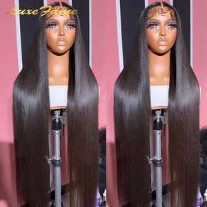 Parrucca di <span class=keywords><strong>capelli</strong></span> umani lisci naturali indiani 13x6, <span class=keywords><strong>parrucche</strong></span> di <span class=keywords><strong>capelli</strong></span> umani HD Full Lace Front per donne nere - Product Image 3