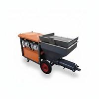 Pompe multifonctionnelle 711 pour le plâtrage du béton et des murs, machine à projeter le mortier fabriquée en Chine, 7,5 kW 380V