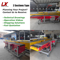 Convoyeur de manutention Lianxin pour remorques, convoyeur de transfert robuste pour le chargement et le déchargement de camions télescopiques