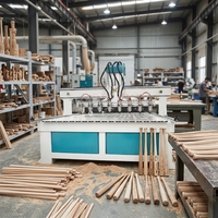 Machine de gravure CNC à quatre axes haute performance pour la production en série de portes en bois, de meubles et de panneaux publicitaires