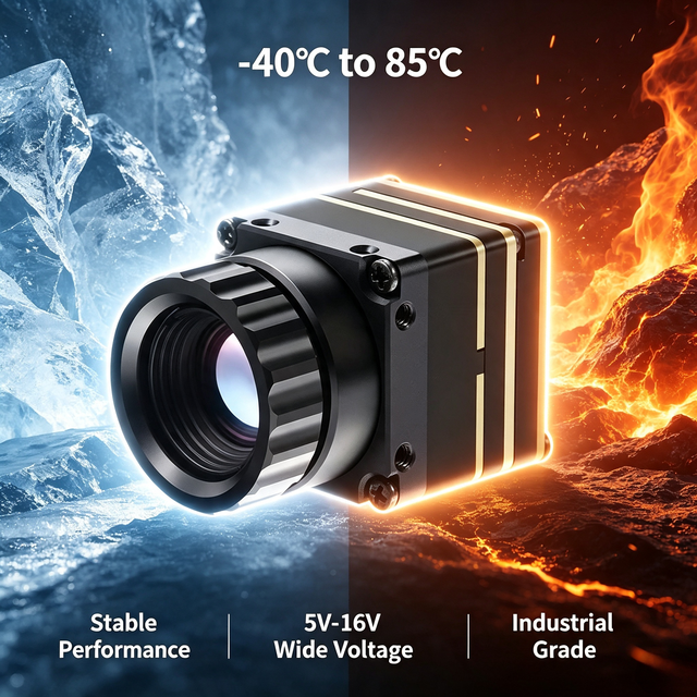 ZYKD FPV Thermal Imager High Frame Rate Optical Zoom Camera 640*512 Resolution Infrared Night Vision External Bracket Model