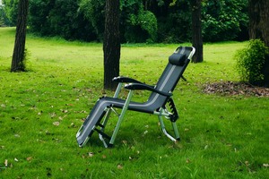 2026 New Arrival xách tay không trọng lực Sun Lounger hiện đại gấp bãi biển dã ngoại ghế cho ngoài trời Vườn công viên sân - Product Image 2