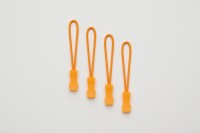 Glissière de fermeture éclair personnalisable en direct d'usine, tire-cordon en silicone durable pour accessoires vestimentaires, fabriqué en PU POM