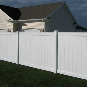 Pvc White Fence 6'x8' White PVC Fencing Garden PVC Fencing White Vinyl Fence Panel