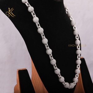 Collar de Moda Hip Hop con Brillantes Inspirados en Diamantes Moissanite de Primera Calidad para un Estilo Urbano Seguro de Sí Mismo - Product Image 6