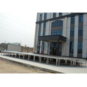 Aluminum flexible stage riser lighting event stage system - Product Image 1