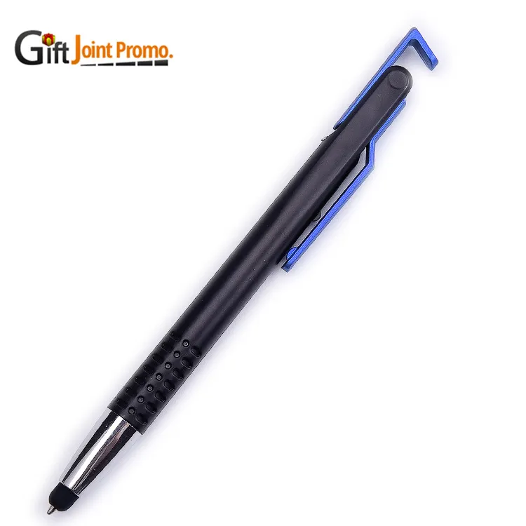 Promo presente caneta suporte do telefone caneta esferográfica personalizada tela de toque