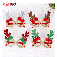 Lunettes de soleil personnalisées en plastique UV400 avec logo personnalisé, motif élan, pour fêtes de Noël, vente en gros, diverses options, prix abordable