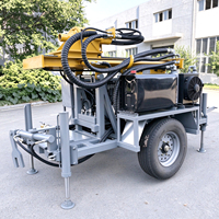 Machine de forage hydraulique sur roues Ce Epa pour puits d'eau, pour forages dans roches dures et exploration des eaux souterraines