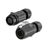 Connecteur circulaire industriel E-Weichat LP16 2 3 4 5 7 8 9 broches mâle femelle LED connecteur de fil étanche connecteur d'alimentation IP68
