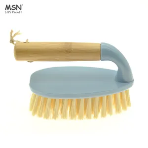 MSN皂液分配洗碗刷竹柄厨房锅盘洗碗刷