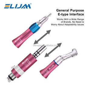 Kit de turbine dentaire à faible vitesse, moteur pneumatique, droite/à angle droit, 2/4 trous - Product Image 6