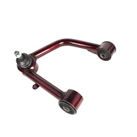 Bras de suspension supérieurs réglables en acier KYJKS, argent/rouge, 100 % testés, garantie 3 ans, LC200 LC100 Hilux Vigo