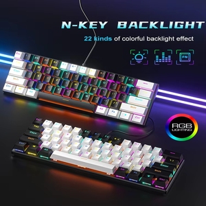 Hot Bán 60% Nhỏ Gọn Gamer Màu Xanh Chuyển Đổi <span class=keywords><strong>Rk61</strong></span> 60% Mini Máy Tính Xách Tay Bàn Phím 61 Phím Bàn Phím Cơ Khí Cho Các Game Thủ - Product Image 5