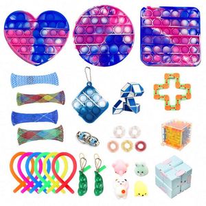 New Push Pop Bubble Fidget Toys Set Sensory Stress Relief <b>Advent</b> <b>Calendar</b> with Plastic & Rubber Materials for Ages 5-14+ - Product Image 6
