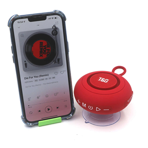 Mini haut-parleur TG-442 5.3 3W avec ventouse, étanche IPX4, sans fil, <span class=keywords><strong>radio</strong></span> FM, carte TF, logo OEM, <span class=keywords><strong>pour</strong></span> <span class=keywords><strong>salle</strong></span> <span class=keywords><strong>de</strong></span> <span class=keywords><strong>bain</strong></span> - Product Image 1