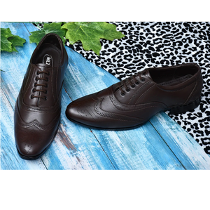 Zapatos de Cuero Marrón para Hombre de Primera Calidad, Estilo Casual y Formal, Cómodos, Ajuste Regular, Calzado para Uso Diario en la Oficina, Diseño Clásico y Elegante - Product Image 5