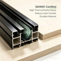 Feuille d'isolation thermique en polyamide de type C PA66GF25 de qualité supérieure, résistante aux intempéries, écologique et imperméable pour régions alpines