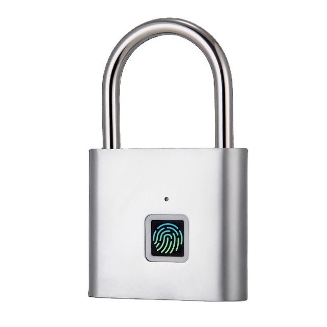 BBDHOME High Quality Anti Intelligent Smart Padlock Water Gym Bag Intelligent Fingerprint Smart Padlock