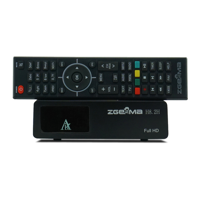 Quad Core Digital TV Decoder ZGEMMA H8.2H E2 System DVB S2X+DVB-T2/C Combo Tuners for Efficient Satellite TV Reception