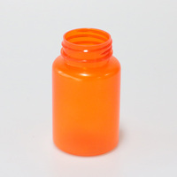 Bouteille en plastique de 300ml de capsules de supplément de vitamine de couleur personnalisée de qualité alimentaire avec bouchon métallique personnalisé CRC