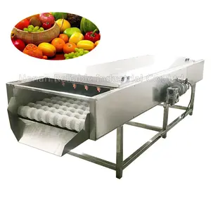 Brush type cleaning machine for seafood clam vegetable fruit tomato carrot apple avocado/potato cleaning machine