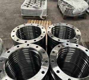 หน้าแปลนเหล็กกล้าคาร์บอน หน้าแปลนเชื่อมแบบคอเชื่อม หน้าแปลนเหล็กอ่อน อุปกรณ์ข้อต่อท่อ ASME B16.5 คลาส 150 - Product Image 5