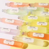 13 Flacons d'Huile Parfumée pour Ongles et Cuticules en Verre avec Bille Roulante Kit de Soin des Ongles Manucure & Pédicure Personnalisé OEM en Gros