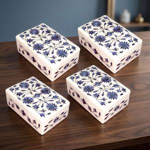 Handmade Elegant MOP Marble Jewelry <b>Box</b> Indian Supplier's Modern & Traditional Decor From India for Sale - Product Image 3