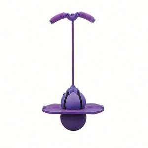 Ballon rebondissant avec poignée - Ballon de saut - Équipement d'entraînement à l'équilibre pour le développement des capacités de coordination - Product Image 6