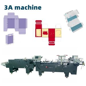 CQT~800 Cardboard/corrugated Straight Line <b>Box</b> <b>Folder</b> Gluer Machine Automatic Folding Gluing Machine Past Machine - Product Image 1