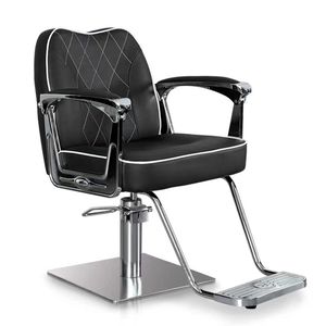 เก้าอี้ตัดผมระดับไฮเอนด์ใหม่สำหรับร้านทำผม เก้าอี้ปรับระดับได้ทันสมัยที่สามารถพับเก็บได้ - Product Image 1