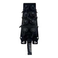 Boîtier de distribution fibre optique étanche 8 ports pour extérieur FTTX FTTH, boîtier terminal optique avec adaptateur renforcé