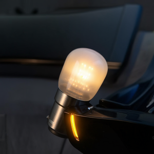 หลอดไฟ LED Pebetero 1W 3000K Ba15D 23x55 แสงสีขาวอบอุ่น สำหรับรถยนต์ - Product Image 3