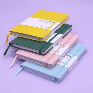High Quality Business Office Lined Personalized Printed <b>Note</b> <b>Book</b> PU Leather Custom <b>A5</b> Hardcover Journal Notebook With Logo - Product Image 2